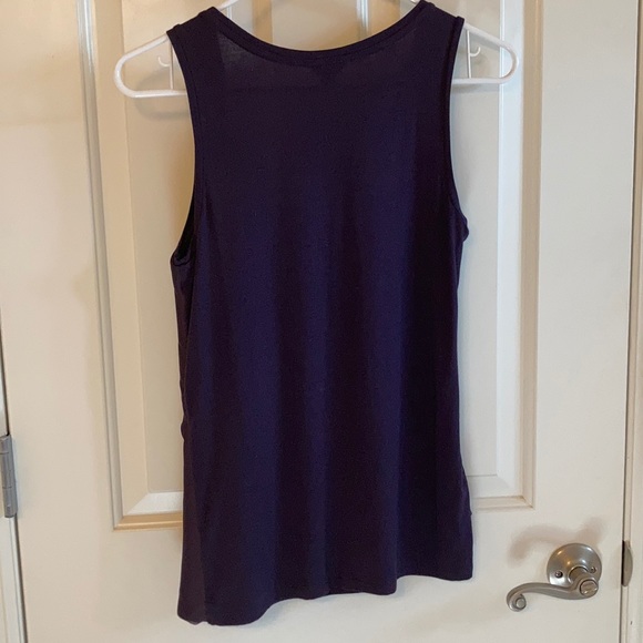Ann Taylor purple layered tank. Size XS - Picture 2 of 4